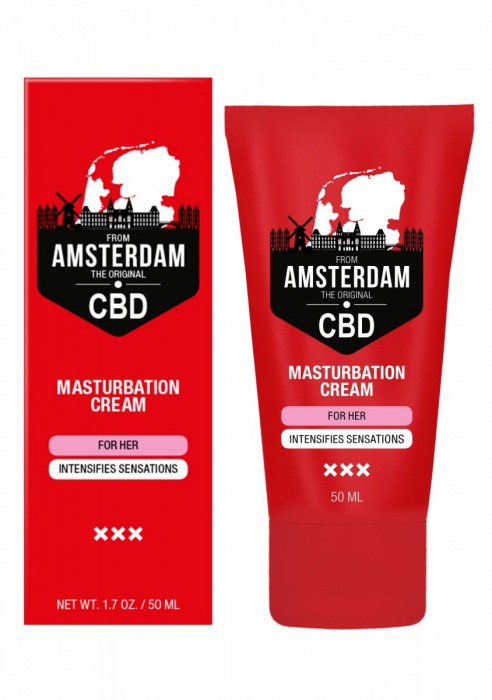 Крем для мастурбации для женщин CBD from Amsterdam Masturbation Cream For Her - 50 мл. - Shots Media BV - купить с доставкой в Барнауле