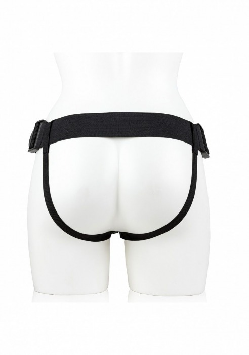 Телесный реалистичный вибрострапон-фаллопротез с мошонкой - 18 см. - Shots Media BV - купить с доставкой в Барнауле