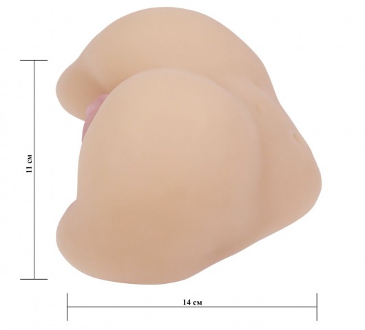 Вибровагина из киберкожи с выносным пультом - LOVETOY (А-Полимер) - в Барнауле купить с доставкой