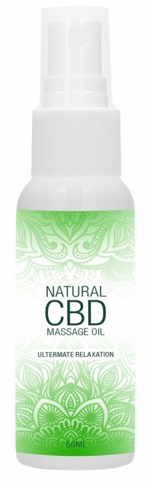 Массажное масло Natural CBD Massage Oil - 50 мл. - Shots Media BV - купить с доставкой в Барнауле