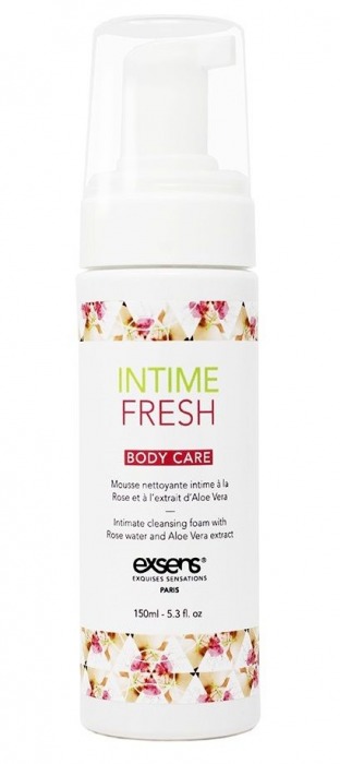 Органическая интимная очищающая пенка Intime Fresh - 150 мл. - Exsens - купить с доставкой в Барнауле