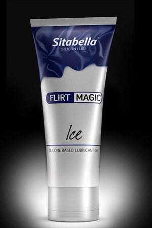 Силиконовая гель-смазка FLIRT MAGIC Ice с лёгким пролонгирующим эффектом - 75 мл. - Sitabella - купить с доставкой в Барнауле