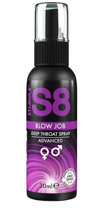Лубрикант для орального секса S8 Deep Throat Spray - 30 мл. - Stimul8 - купить с доставкой в Барнауле