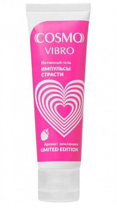 Возбуждающий гель на водно-силиконовой основе Cosmo Vibro с ароматом земляники - 50 гр. - Биоритм - купить с доставкой в Барнауле