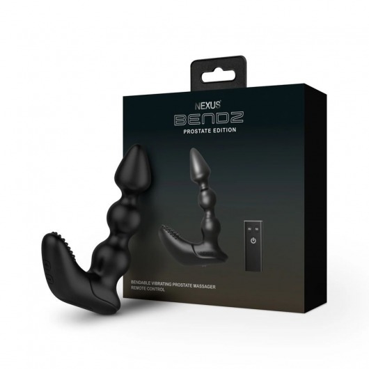 Черный вибростимулятор Nexus Bendz Prostate Edition - 14,1 см. - Nexus Range - в Барнауле купить с доставкой