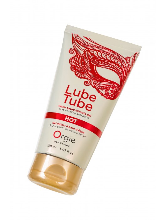 Интимный гель на водной основе Lube Tube Hot с разогревающим эффектом - 150 мл. - ORGIE - купить с доставкой в Барнауле
