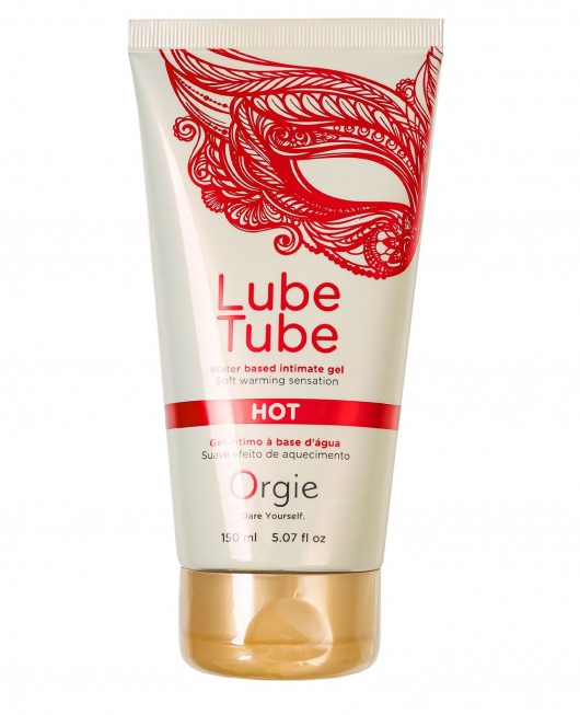 Интимный гель на водной основе Lube Tube Hot с разогревающим эффектом - 150 мл. - ORGIE - купить с доставкой в Барнауле