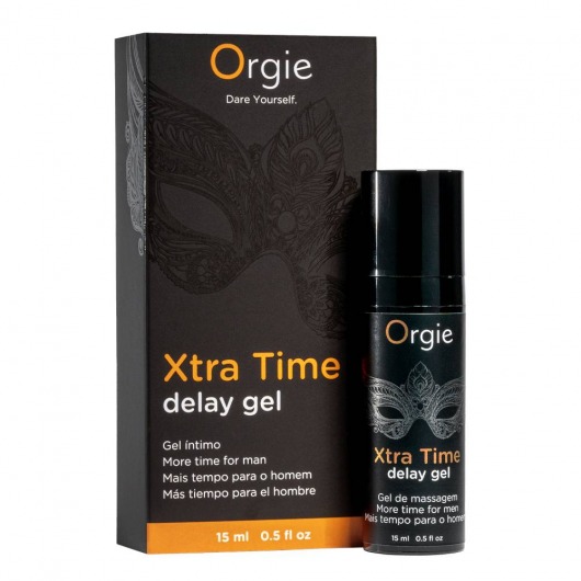 Продлевающий гель Orgie Xtra Time Delay Gel - 15 мл. - ORGIE - купить с доставкой в Барнауле