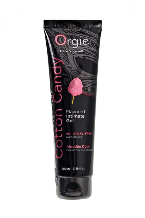 Интимный гель на водной осное Lube Tube Cotton Candy со вкусом сахарной ваты - 100 мл. - ORGIE - купить с доставкой в Барнауле