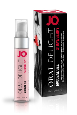 Клубничный лубрикант для оральных ласк Oral Delight Strawberry Sensation - 30 мл. - System JO - купить с доставкой в Барнауле