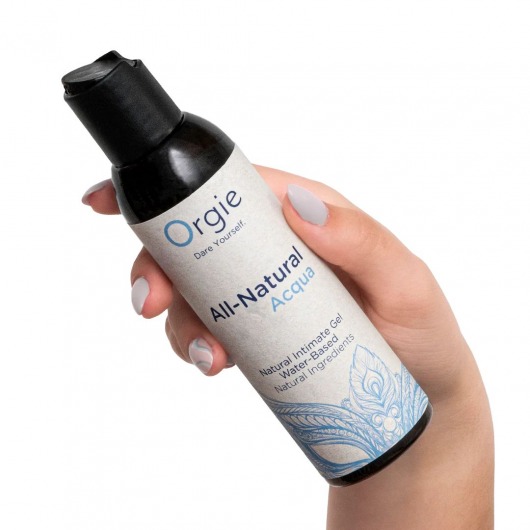 Интимный гель на водной основе Orgie All-Natural Acqua - 150 мл. - ORGIE - купить с доставкой в Барнауле