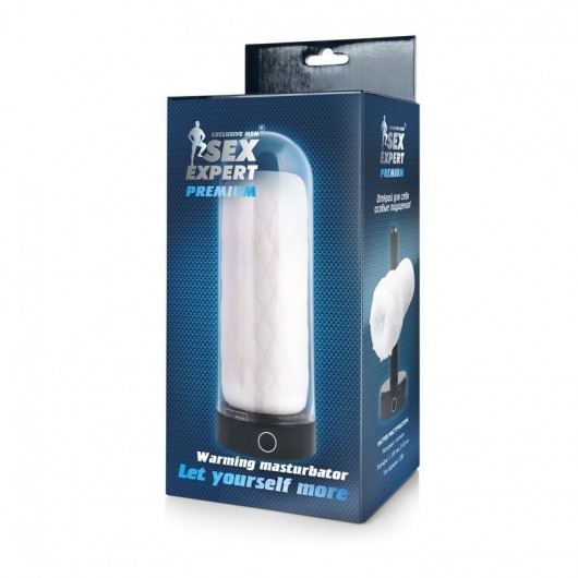 Оригинальный мастурбатор в колбе с нагревом - Sex Expert - в Барнауле купить с доставкой