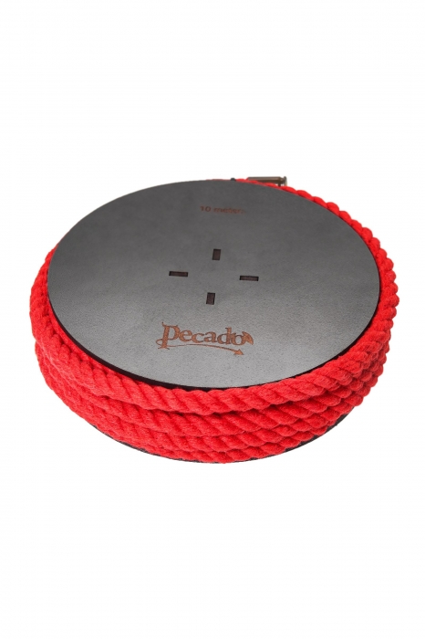 Красная веревка для шибари на катушке - 10 м. - Pecado - купить с доставкой в Барнауле