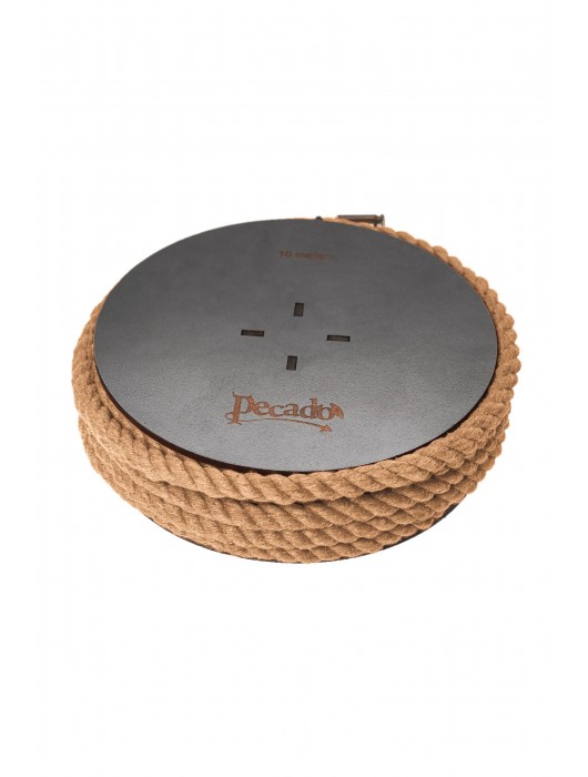 Джутовая веревка для шибари на катушке - 10 м. - Pecado - купить с доставкой в Барнауле