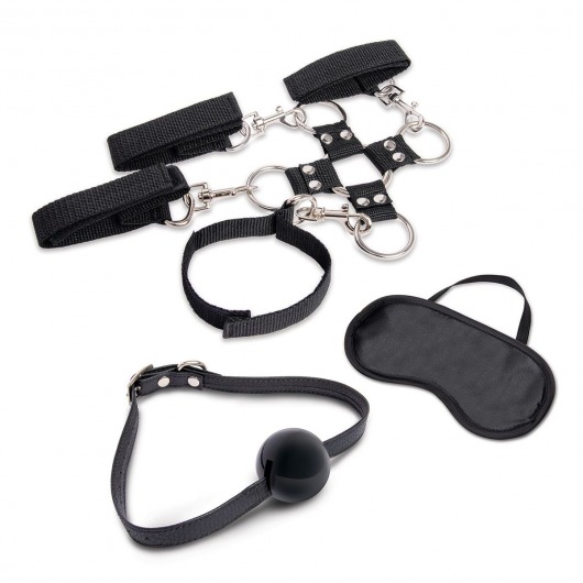 Набор для фиксации из 7 предметов Hogtie   Ball Gag Kit - Lux Fetish - купить с доставкой в Барнауле