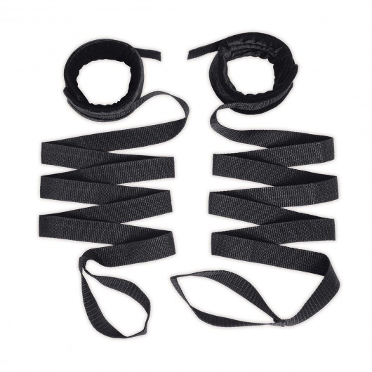 Эротический набор 4PC Bondage Bed Strap   Flogger Kit - Lux Fetish - купить с доставкой в Барнауле