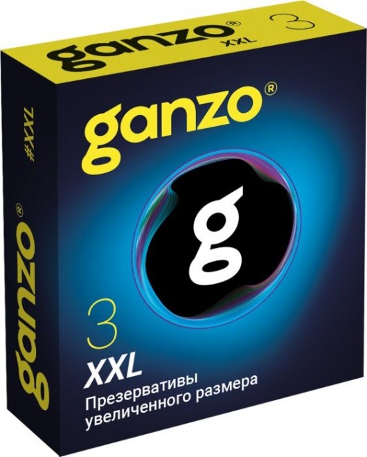 Презервативы увеличенного размера Ganzo XXL - 3 шт. - Ganzo - купить с доставкой в Барнауле