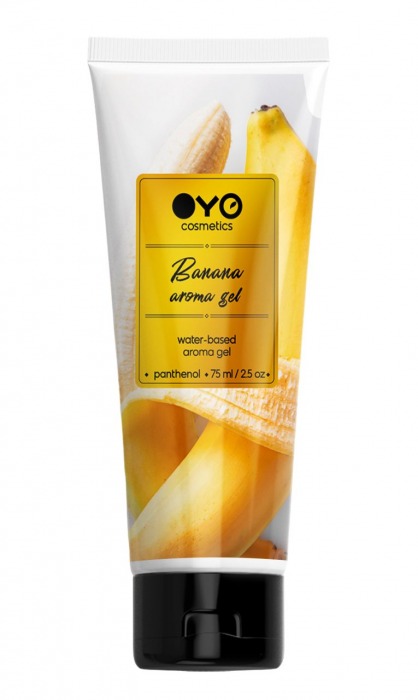 Лубрикант на водной основе OYO Aroma Gel Banana с ароматом банана - 75 мл. - OYO - купить с доставкой в Барнауле