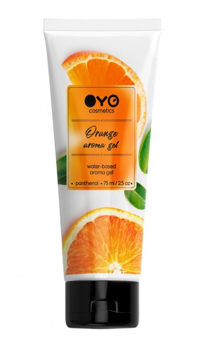 Лубрикант на водной основе OYO Aroma Gel Orange с ароматом апельсина - 75 мл. - OYO - купить с доставкой в Барнауле