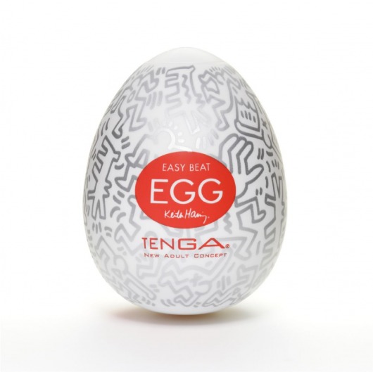 Мастурбатор-яйцо Keith Haring EGG PARTY - Tenga - в Барнауле купить с доставкой