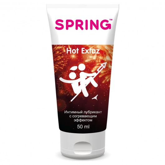 Согревающие интимный лубрикант Spring Hot Extaz - 50 мл. - SPRING - купить с доставкой в Барнауле