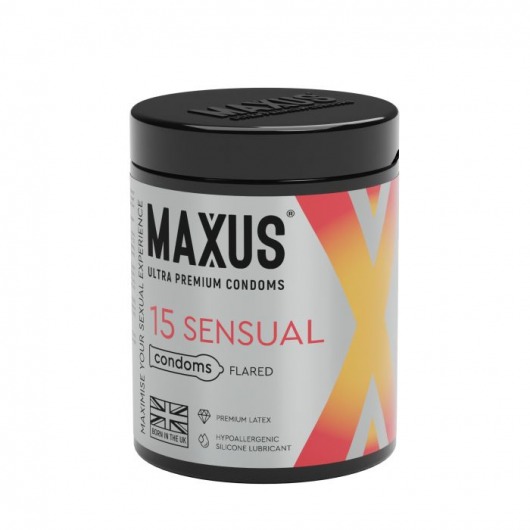 Анатомические презервативы MAXUS Sensual - 15 шт. - Maxus - купить с доставкой в Барнауле