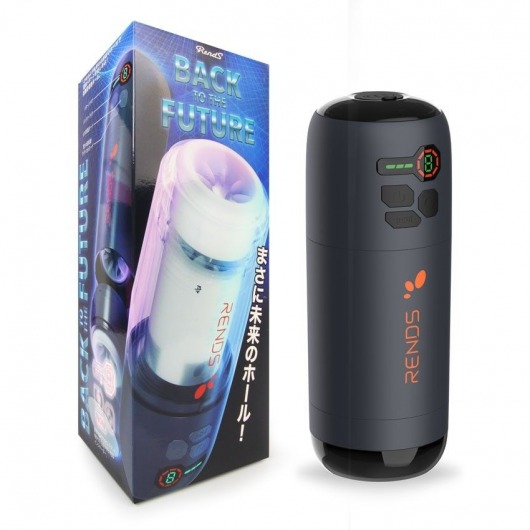 Черный вибромастурбатор Back To The Future - Rends - в Барнауле купить с доставкой