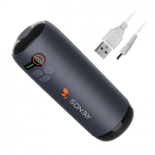 Черный вибромастурбатор Back To The Future - Rends - в Барнауле купить с доставкой