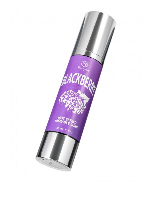 Массажное масло 2-в-1 Blackberry Hot Effect с разогревающим эффектом и вкусом ежевики - 50 мл. - Secret Play - купить с доставкой в Барнауле
