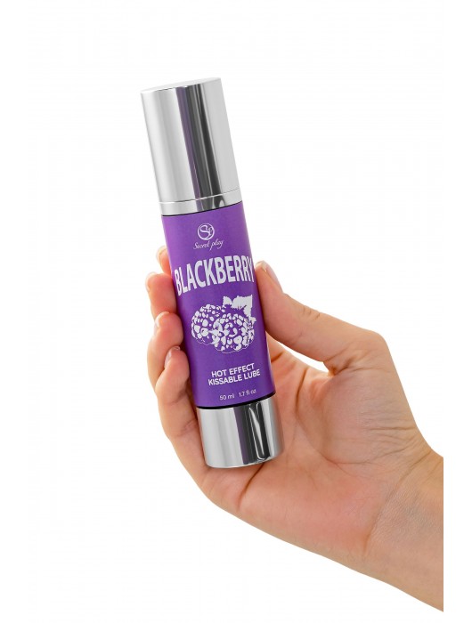 Массажное масло 2-в-1 Blackberry Hot Effect с разогревающим эффектом и вкусом ежевики - 50 мл. - Secret Play - купить с доставкой в Барнауле