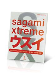 Ультратонкий презерватив Sagami Xtreme SUPERTHIN - 1 шт. - Sagami - купить с доставкой в Барнауле