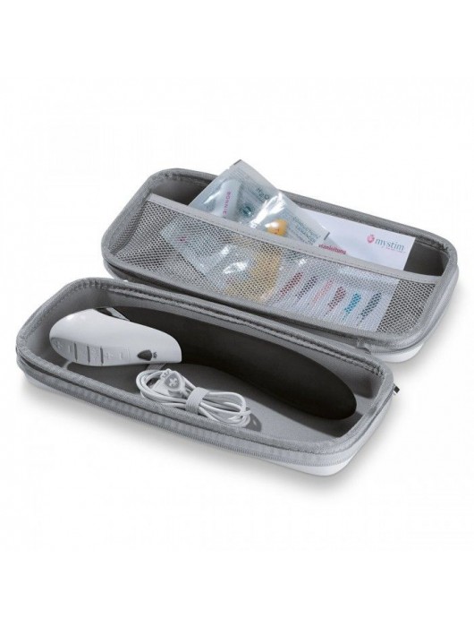 Вибратор с электростимуляцией Sizzling Simon Black Edition - 27 см. - MyStim - купить с доставкой в Барнауле