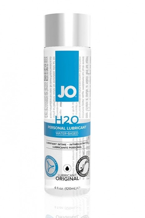 Нейтральный лубрикант на водной основе JO Personal Lubricant H2O - 120 мл. - System JO - купить с доставкой в Барнауле