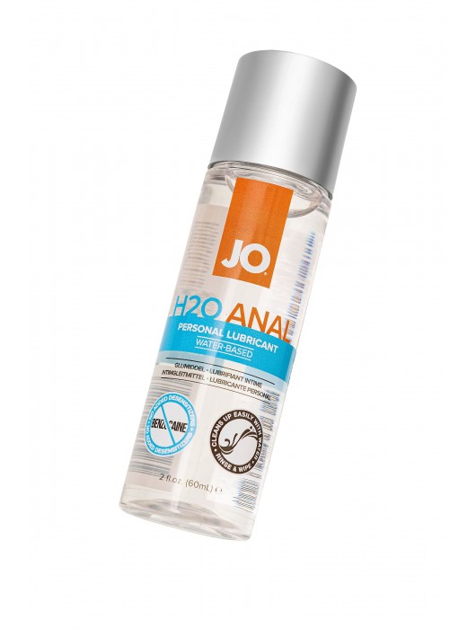 Анальный лубрикант на водной основе JO Anal H2O - 60 мл. - System JO - купить с доставкой в Барнауле