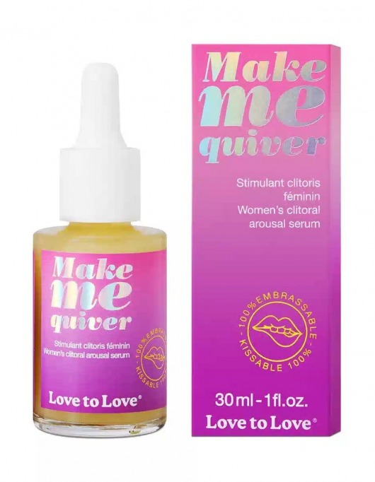 Возбуждающие капли для клитора Make Me Quiver - 30 мл. - Love to Love - купить с доставкой в Барнауле