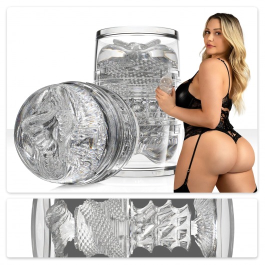 Прозрачный двусторонний мастурбатор Fleshlight Quickshot Mia Malkova - Fleshlight - в Барнауле купить с доставкой
