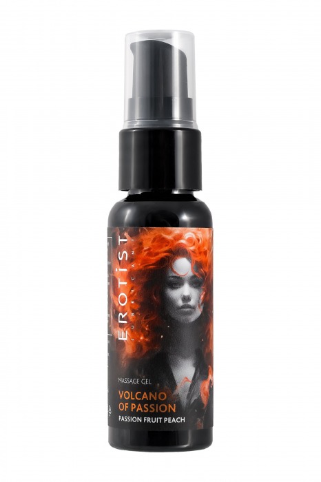 Гель с эффектом вибрации Volcano Of Passion со вкусом персика и маракуйи - 25 мл. - Erotist Lubricants - купить с доставкой в Барнауле