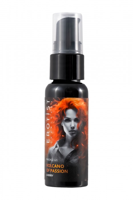 Гель с эффектом вибрации Volcano Of Passion со вкусом вишни - 25 мл. - Erotist Lubricants - купить с доставкой в Барнауле