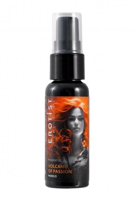 Гель с эффектом вибрации Volcano Of Passion со вкусом манго - 25 мл. - Erotist Lubricants - купить с доставкой в Барнауле