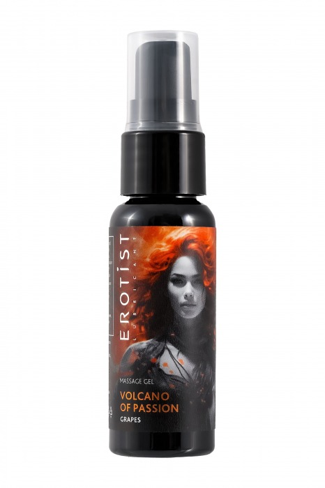 Гель с эффектом вибрации Volcano Of Passion со вкусом винограда - 25 мл. - Erotist Lubricants - купить с доставкой в Барнауле
