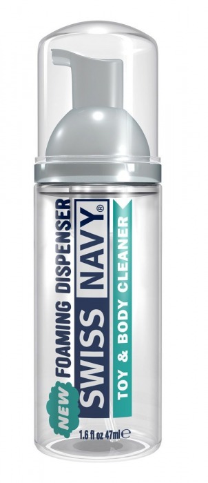 Очищающая пенка для игрушек и тела Toy   Body Cleaner Foamer - 47 мл. - Swiss navy - купить с доставкой в Барнауле