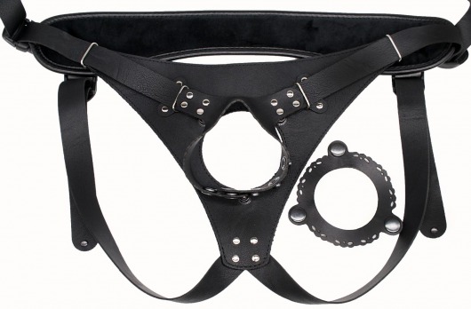 Пояс Hard Brutal для больших насадок - LOVETOY (А-Полимер) - купить с доставкой в Барнауле