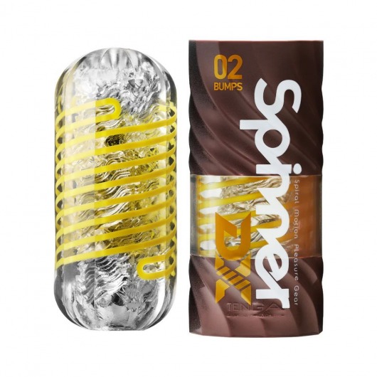 Мастурбатор Tenga Spinner DX 02 Bumps - Tenga - в Барнауле купить с доставкой