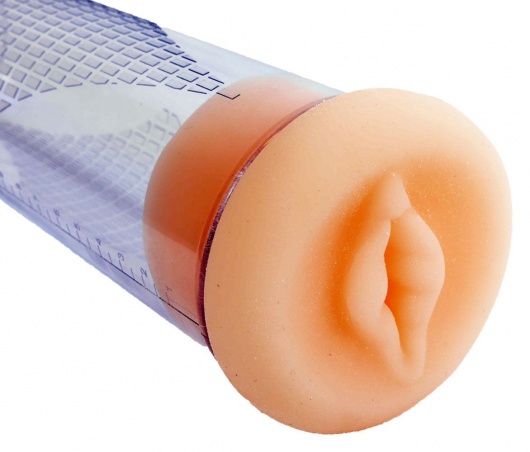Телесный уплотнитель для вакуумной помпы в виде вагины - Boys of Toys - в Барнауле купить с доставкой