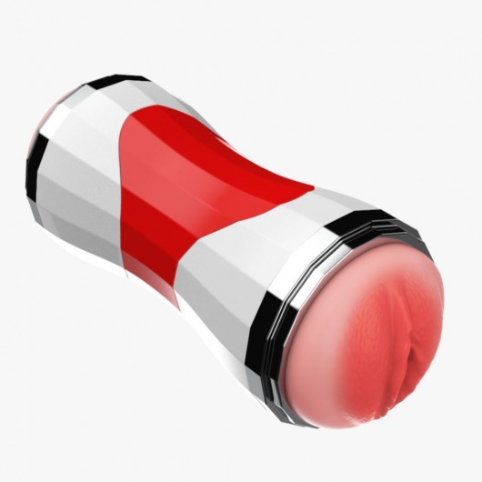 Двусторонний мастурбатор в колбе Power Grip Cup - вагина и ротик - Boys of Toys - в Барнауле купить с доставкой