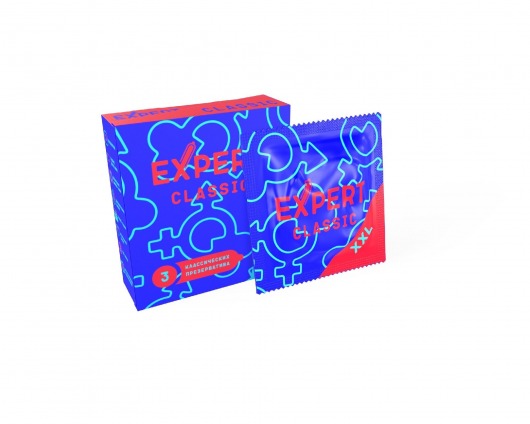 Презервативы увеличенного размера Expert Classic XXL - 3 шт. - Expert - купить с доставкой в Барнауле