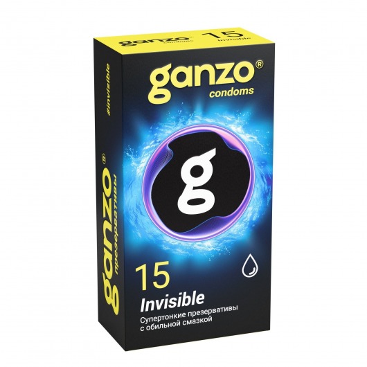 Супертонкие презервативы Ganzo Invisible - 15 шт. - Ganzo - купить с доставкой в Барнауле