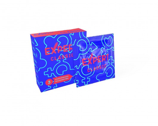 Классические презервативы Expert Classic - 3 шт. - Expert - купить с доставкой в Барнауле