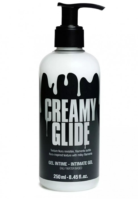 Лубрикант на водной основе Creamy Glide с консистенцией спермы - 250 мл. - Strap-on-me - купить с доставкой в Барнауле