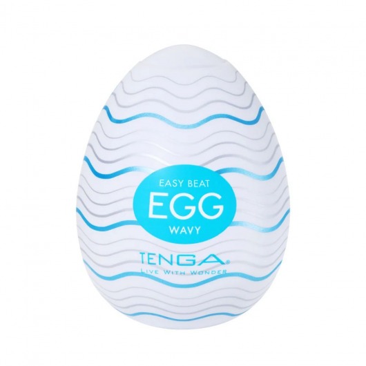 Мастурбатор-яйцо Tenga Egg Wavy - Tenga - в Барнауле купить с доставкой